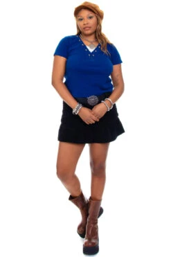 Vintage Y2K Blue Beaded T-Shirt - M/L/XL -TUNNEL Vision Outlet 000000nn 0676