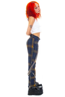 Plaid Poly Chain Bondage Pants -TUNNEL Vision Outlet 256A0037 8391dbbe 0bb9 4d15 9472 18e7107dcb49