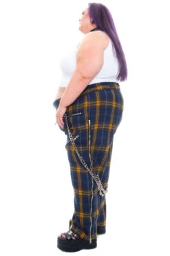 Plaid Poly Chain Bondage Pants -TUNNEL Vision Outlet 256A0125 02d430ce a71f 4aeb a492 1f850f1ef25b
