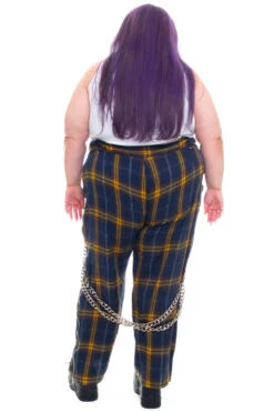 Plaid Poly Chain Bondage Pants -TUNNEL Vision Outlet 256A0126 3e20de30 b89c 41b9 9dc2 fc6476e35eda