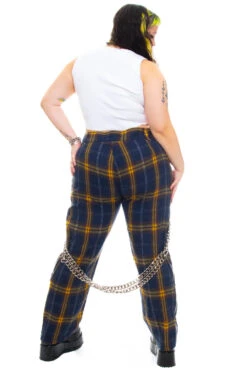 Plaid Poly Chain Bondage Pants -TUNNEL Vision Outlet 256A0132 687c02b7 b047 4dcc a2fb 201fcebc062f