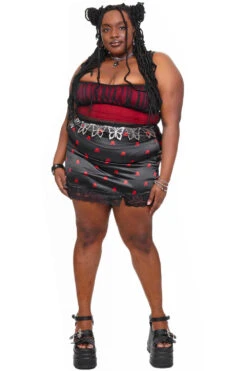 Kiki Heart Crossbones Lace-Trim Mini Skirt 35 Kiki Heart Crossbones Lace-Trim Mini Skirt -TUNNEL Vision Outlet 256A0140 36ffd737 442a 49b0 933b 6988bc8c8be2