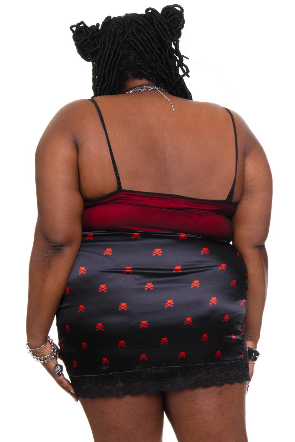 Kiki Heart Crossbones Lace-Trim Mini Skirt 19 Kiki Heart Crossbones Lace-Trim Mini Skirt - Image 17