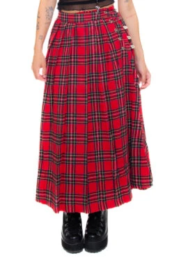 Muzzle Plaid Maxi Kilt -TUNNEL Vision Outlet 256A0245 2