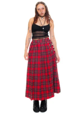 Muzzle Plaid Maxi Kilt -TUNNEL Vision Outlet 256A0245