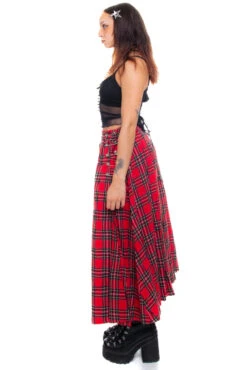 Muzzle Plaid Maxi Kilt -TUNNEL Vision Outlet 256A0248