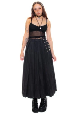 Muzzle Pinstripe Maxi Kilt -TUNNEL Vision Outlet 256A0275