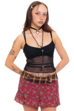 Priscilla Patchwork Low-Rise Mini Skirt -TUNNEL Vision Outlet 256A0290 4be38bb5 c0af 4d52 b310 2b017e28c60d