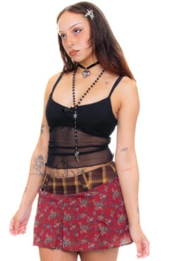 Priscilla Patchwork Low-Rise Mini Skirt -TUNNEL Vision Outlet 256A0291 495d93c2 cfd8 4604 a0ac ccafc33237a1