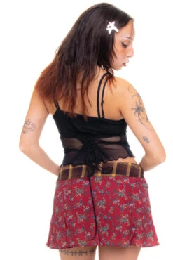 Priscilla Patchwork Low-Rise Mini Skirt -TUNNEL Vision Outlet 256A0294 bb43e21c def7 4fa3 955d 377a2602e5fd