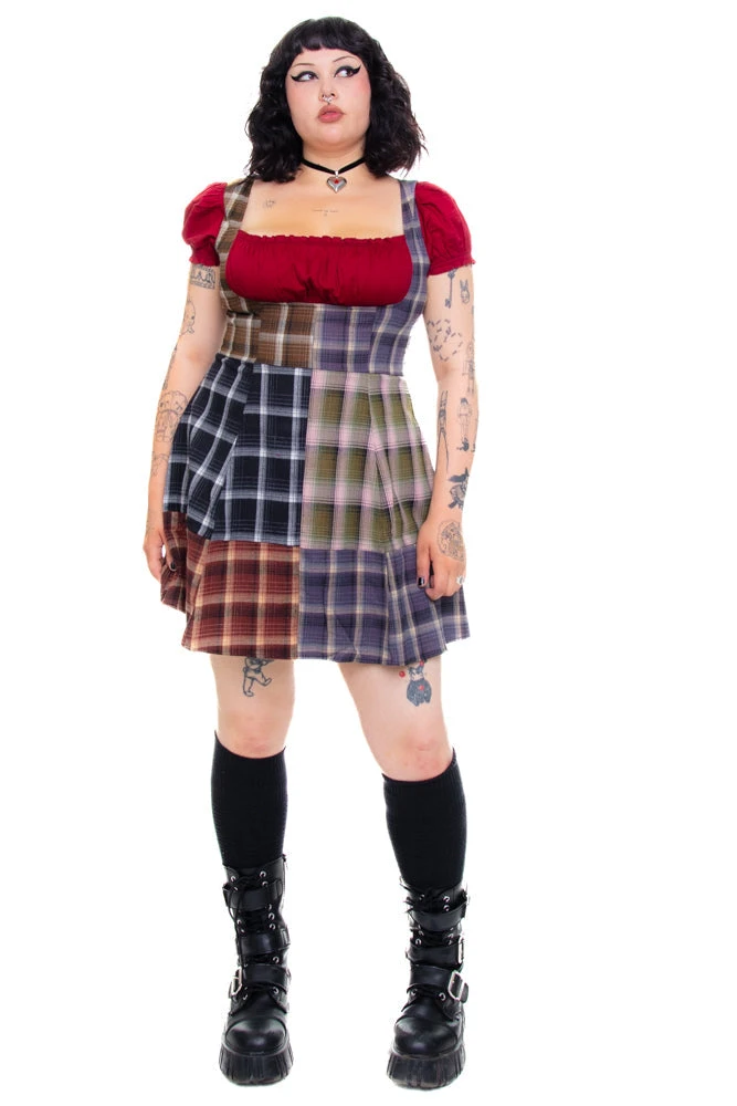 Alicia Underbust Patchwork Dress 11 Alicia Underbust Patchwork Dress - Image 9