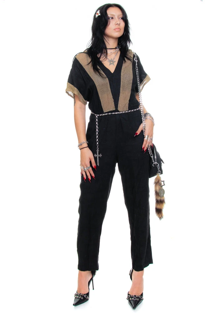 Vintage 90's Rayon Jumpsuit - M 5 Vintage 90's Rayon Jumpsuit - M - Image 3