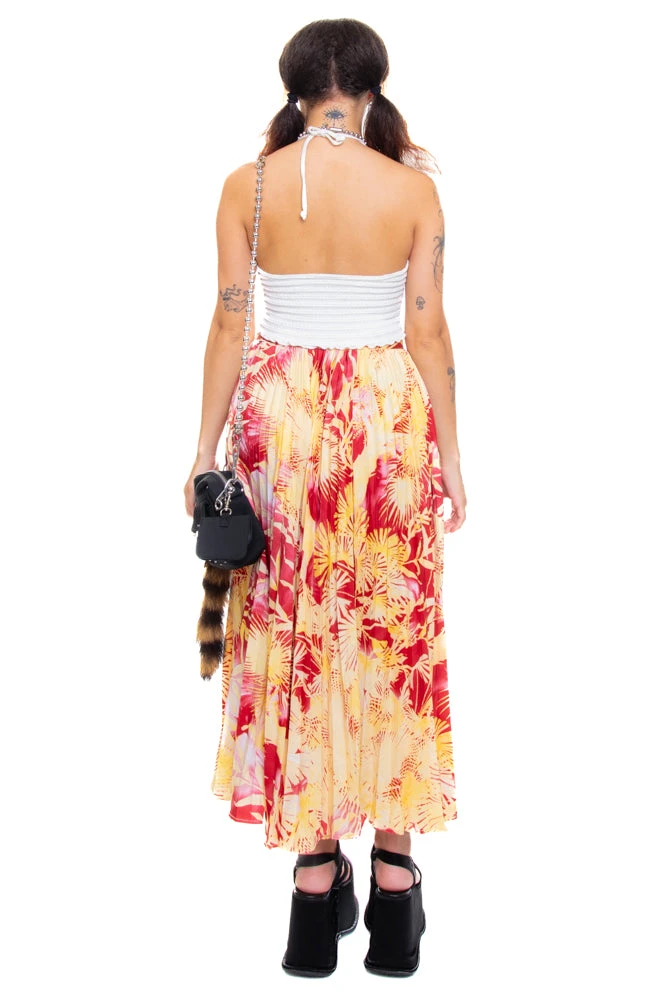 Vintage Y2K Vacation Pleated Maxi Skirt - XS/S 9 Vintage Y2K Vacation Pleated Maxi Skirt - XS/S - Image 7