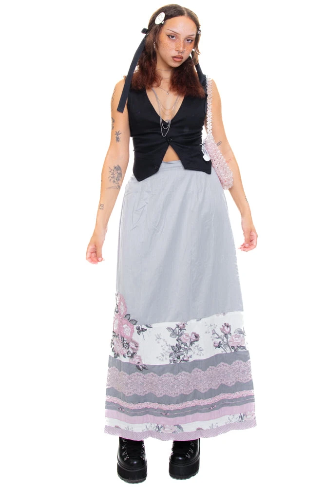 Vintage 80's Simply Sweet Beaded Maxi Skirt - XS/S/M 4 Vintage 80's Simply Sweet Beaded Maxi Skirt - XS/S/M - Image 2