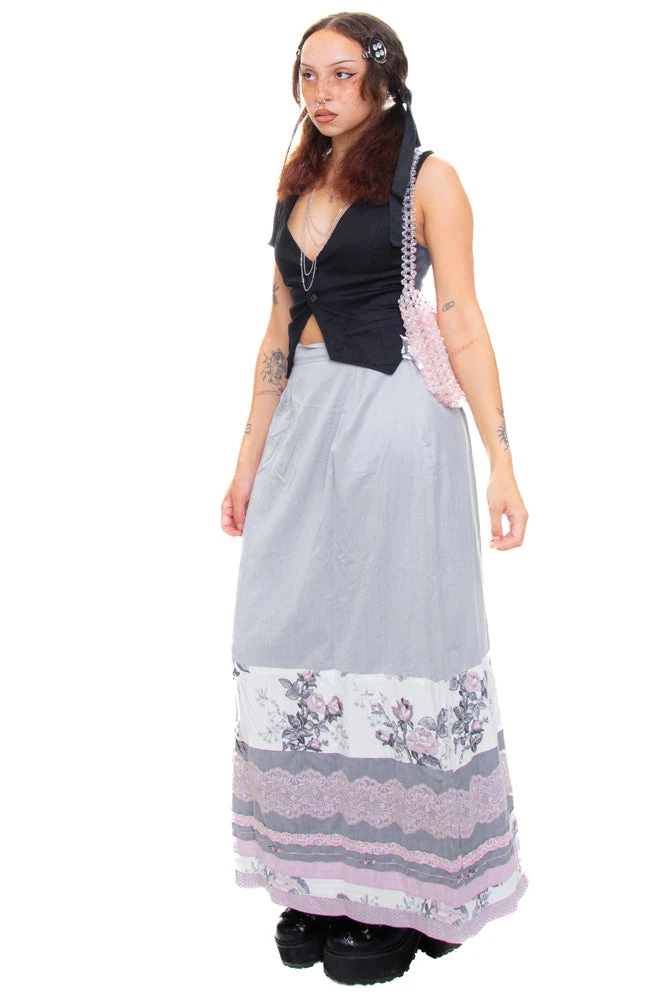 Vintage 80's Simply Sweet Beaded Maxi Skirt - XS/S/M 6 Vintage 80's Simply Sweet Beaded Maxi Skirt - XS/S/M - Image 4