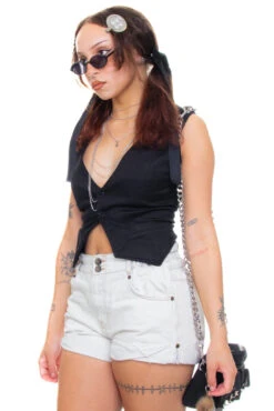 Vintage Y2K Iconic One Teaspoon Paperbag Shorts - S 10 Vintage Y2K Iconic One Teaspoon Paperbag Shorts - S -TUNNEL Vision Outlet 256A0714