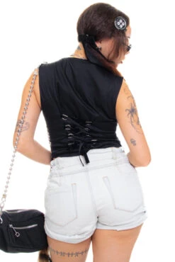 Vintage Y2K Iconic One Teaspoon Paperbag Shorts - S 13 Vintage Y2K Iconic One Teaspoon Paperbag Shorts - S -TUNNEL Vision Outlet 256A0717