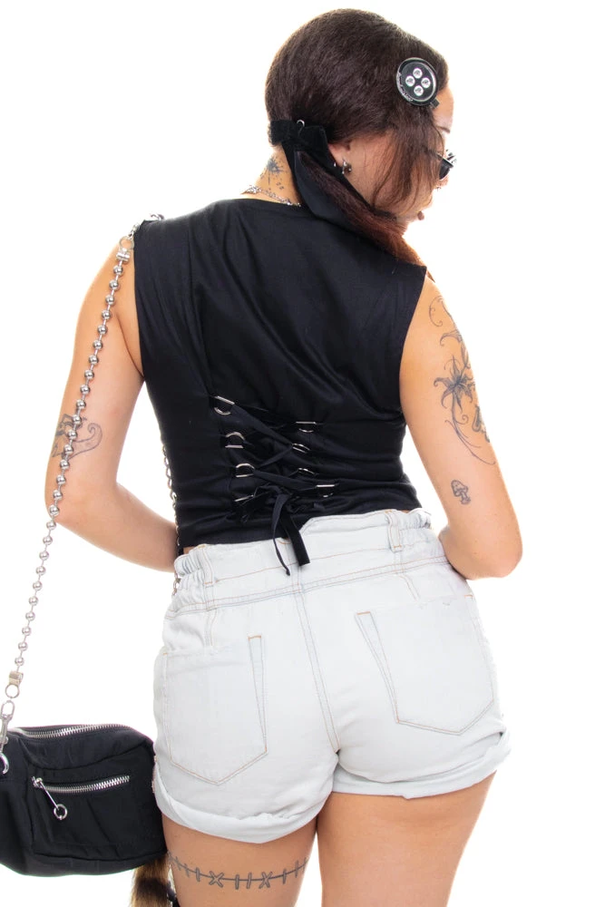 Vintage Y2K Iconic One Teaspoon Paperbag Shorts - S 8 Vintage Y2K Iconic One Teaspoon Paperbag Shorts - S - Image 6