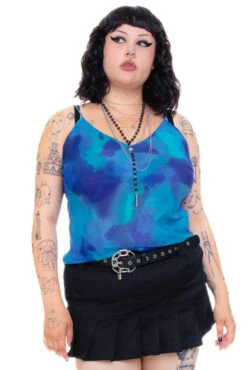 Vintage 90's Blue Retro Lava Tank - L/XL
