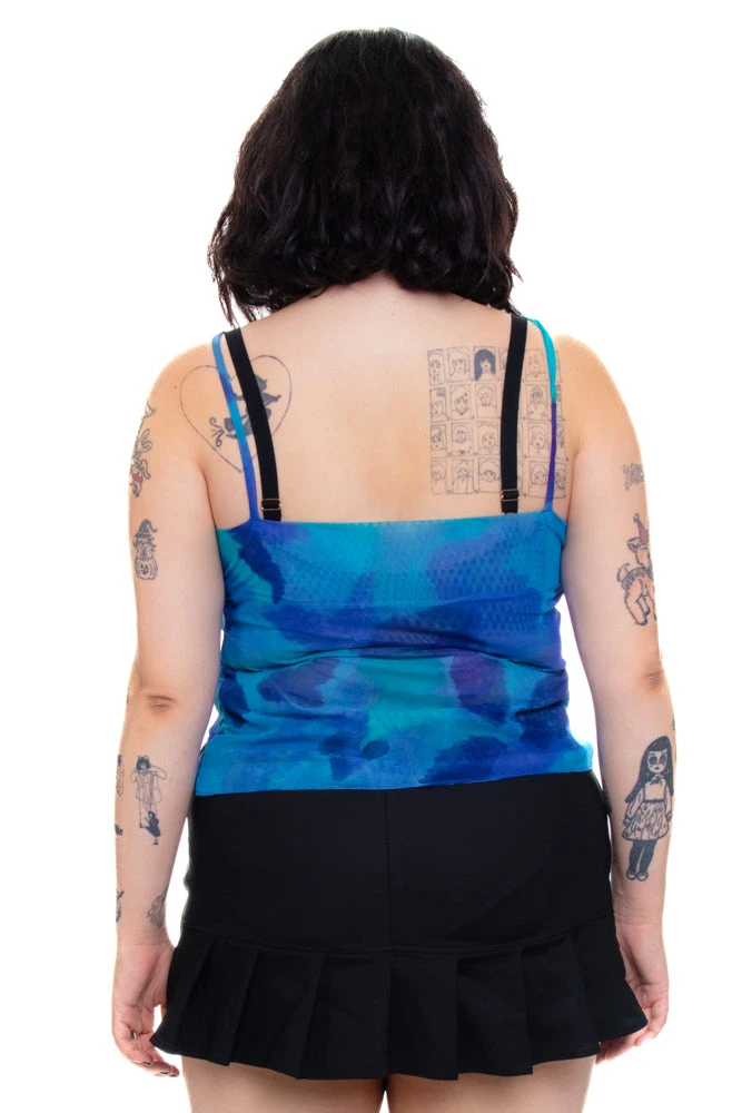 Vintage 90's Blue Retro Lava Tank - L/XL 6 Vintage 90's Blue Retro Lava Tank - L/XL - Image 4