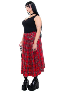 Muzzle Plaid Maxi Kilt -TUNNEL Vision Outlet 256A0792