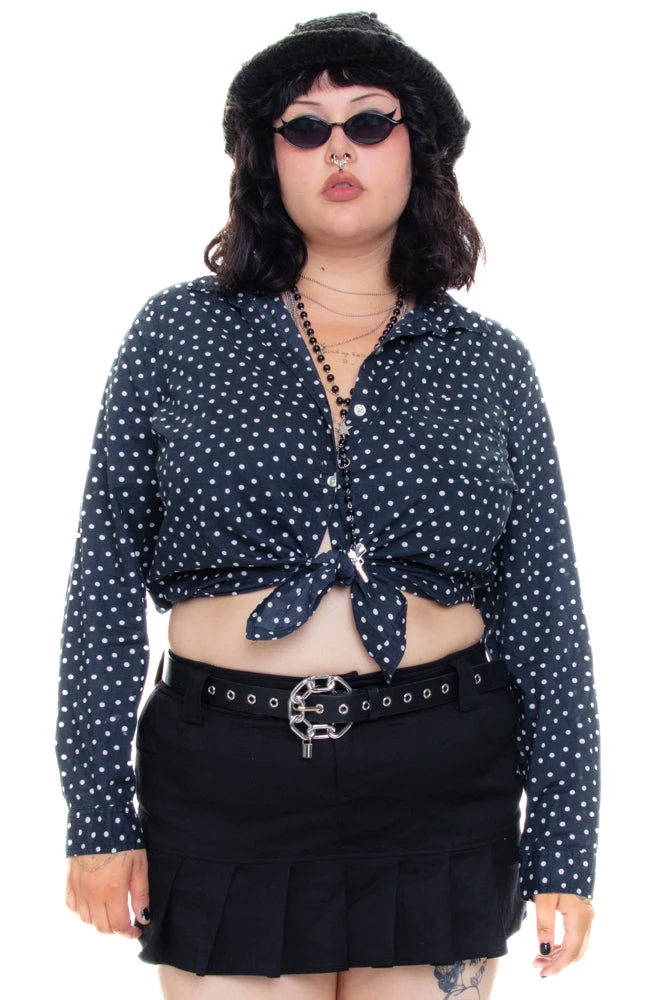 Vintage 90's Polka Dot Button-Up Shirt - L/XL 3 Vintage 90's Polka Dot Button-Up Shirt - L/XL