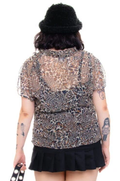 Vintage Y2K Rawr! Leopard Layered Blouse - XL/2X 12 Vintage Y2K Rawr! Leopard Layered Blouse - XL/2X -TUNNEL Vision Outlet 256A0819 b4da1d1d b813 4b46 b075 ae069a0e064f
