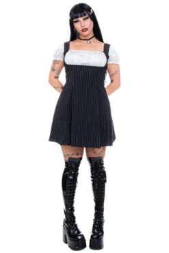 Alicia Underbust Pinstripe Dress -TUNNEL Vision Outlet 256A0851