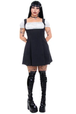 Alicia Underbust Pinstripe Dress -TUNNEL Vision Outlet 256A0852
