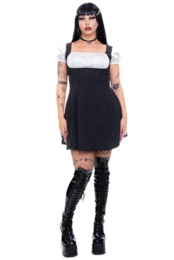 Alicia Underbust Pinstripe Dress -TUNNEL Vision Outlet 256A0854