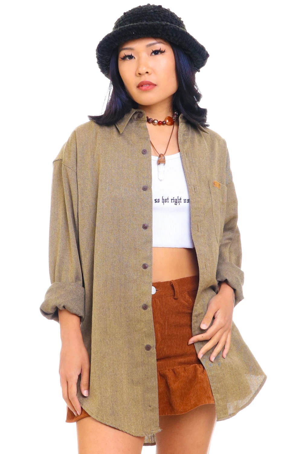 Vintage Classics - Plain Long-Sleeve Button-Up Shirts 12 Vintage Classics - Plain Long-Sleeve Button-Up Shirts - Image 10