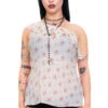 Vintage Y2K One-Shoulder Floral Ruffle Top - M/L 2 Vintage Y2K One-Shoulder Floral Ruffle Top - M/L -TUNNEL Vision Outlet 256A1270
