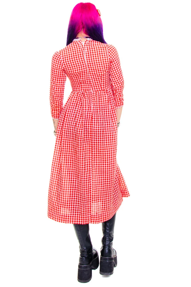 Vintage 70's Raggedy Anne Gingham Dolly Dress - XS 7 Vintage 70's Raggedy Anne Gingham Dolly Dress - XS - Image 5