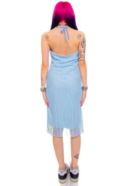 Vintage 90's Baby Blue Midi Dress - XS/S 12 Vintage 90's Baby Blue Midi Dress - XS/S -TUNNEL Vision Outlet 256A1322
