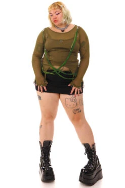 Gish Olive Convertible 3-in-1 Layered Top -TUNNEL Vision Outlet 256A1417 db4b969c fa16 4ea5 b3a3 bf7a8734410f