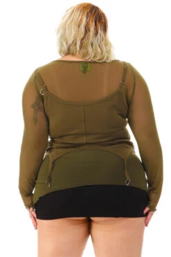 Gish Olive Convertible 3-in-1 Layered Top -TUNNEL Vision Outlet 256A1421 f00f6925 a86a 47b9 ad98 f83b1c018e55