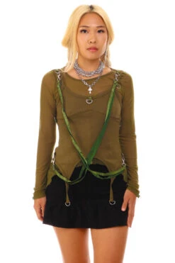 Gish Olive Convertible 3-in-1 Layered Top -TUNNEL Vision Outlet 256A1527 5797a13e 49b6 474c a7f4 2fb23dd28bf0