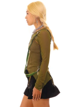 Gish Olive Convertible 3-in-1 Layered Top -TUNNEL Vision Outlet 256A1529 c4d4ca7b dd95 43e8 9a83 36f77ed347f9