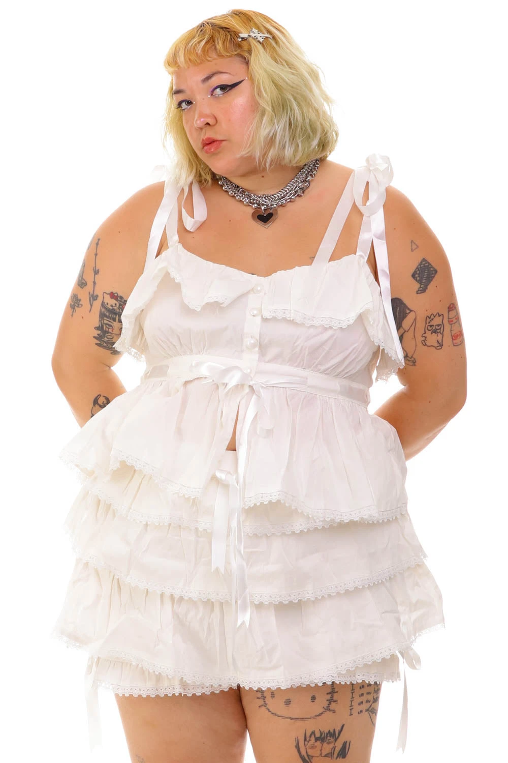 Fern White Bloomer Set 16 Fern White Bloomer Set - Image 14