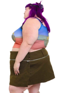 Max Olive Utility Mini Skirt -TUNNEL Vision Outlet 256A1809 71fa1cbc dffc 4442 a6a5 1e34fa997f32