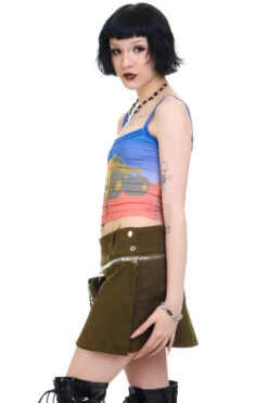 Max Olive Utility Mini Skirt -TUNNEL Vision Outlet 256A1886 b35bbcf5 ef24 454c ae42 c14e53b2095f