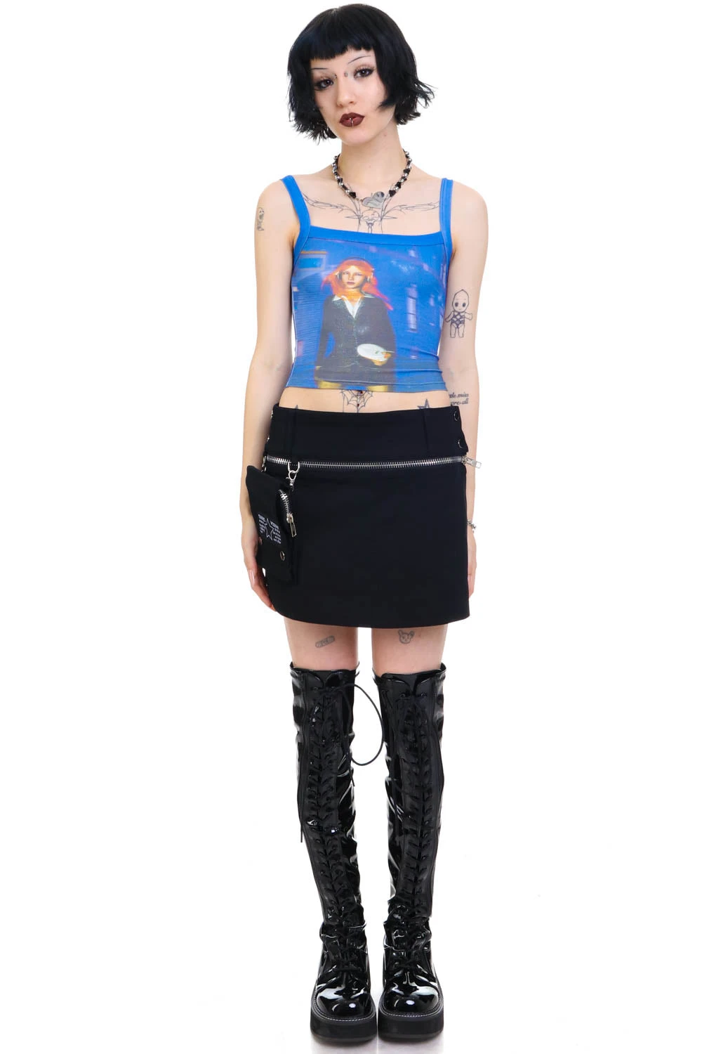 Max Black Utility Mini Skirt 13 Max Black Utility Mini Skirt - Image 11