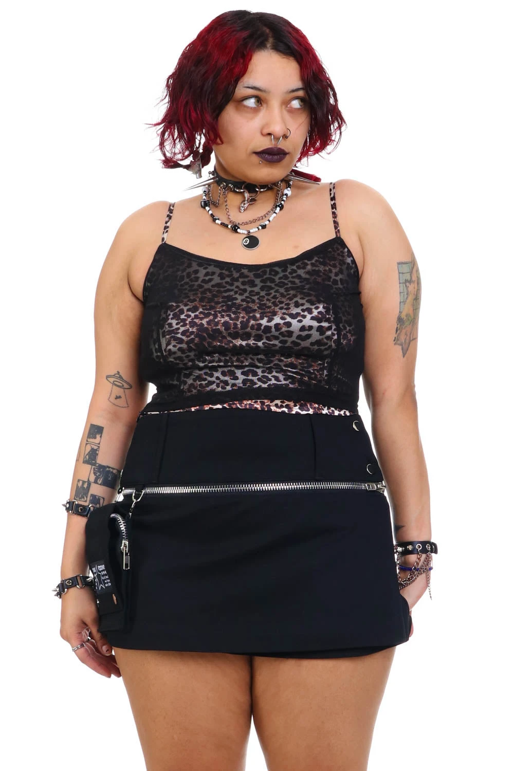 Max Black Utility Mini Skirt 19 Max Black Utility Mini Skirt - Image 17