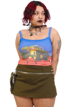 Max Olive Utility Mini Skirt -TUNNEL Vision Outlet 256A2068 57ec30f1 854f 4190 bca9 06b348891286