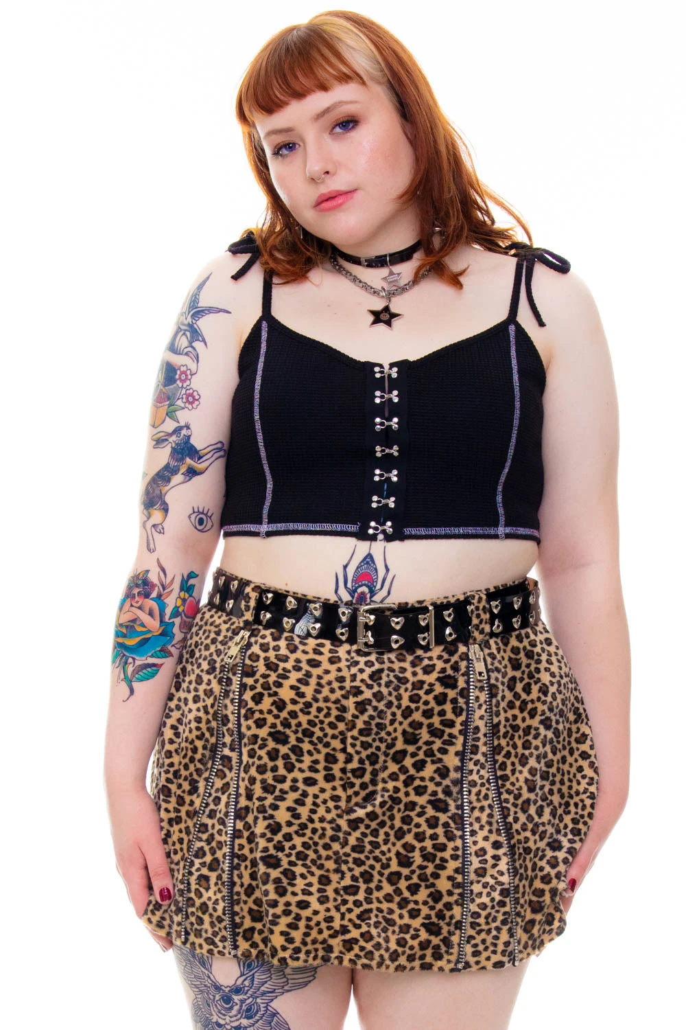 Caroline Black Shoulder Tie Crop Cami 7 Caroline Black Shoulder Tie Crop Cami - Image 5