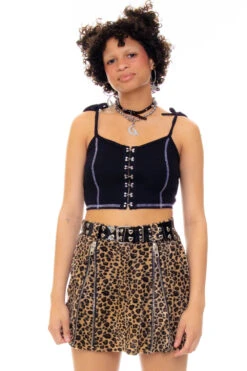 Caroline Black Shoulder Tie Crop Cami 32 Caroline Black Shoulder Tie Crop Cami -TUNNEL Vision Outlet 256A3922 6bfdc1e7 f942 442d a9d1 12919181dee4