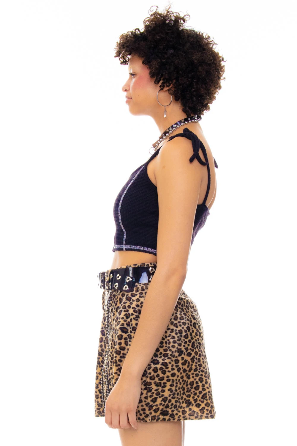 Caroline Black Shoulder Tie Crop Cami 14 Caroline Black Shoulder Tie Crop Cami - Image 12