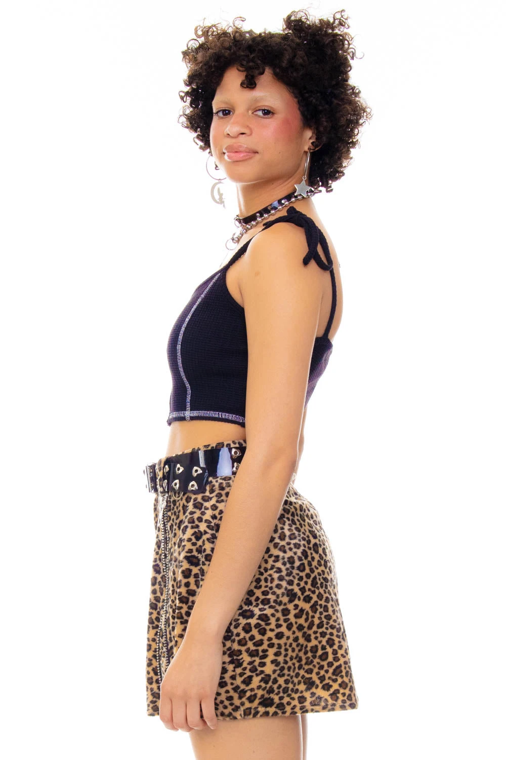 Caroline Black Shoulder Tie Crop Cami 15 Caroline Black Shoulder Tie Crop Cami - Image 13