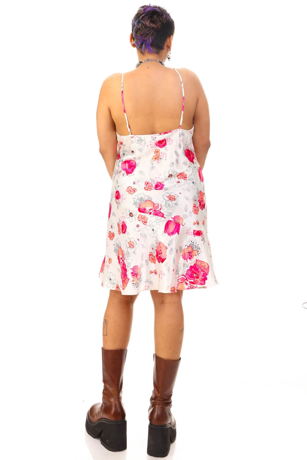 Vintage Y2K Delicate Flower White Slip Dress 8 Vintage Y2K Delicate Flower White Slip Dress - Image 6