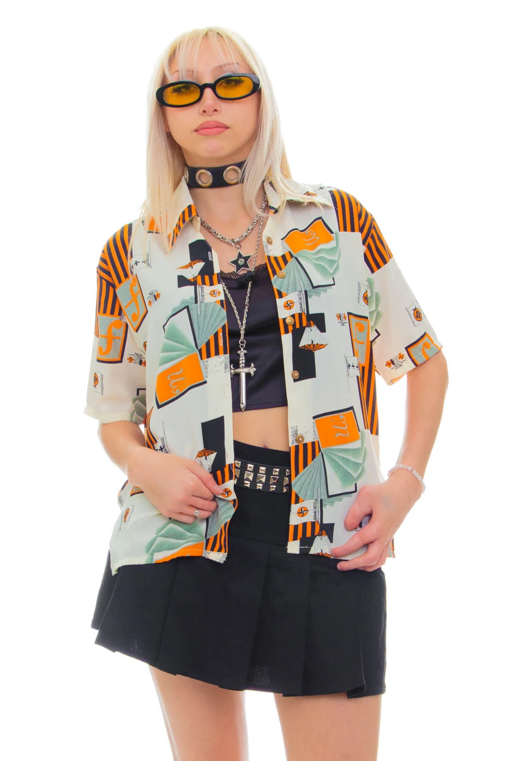 Vintage Classics - Short-Sleeve Patterned Button-Up Shirt 15 Vintage Classics - Short-Sleeve Patterned Button-Up Shirt - Image 13